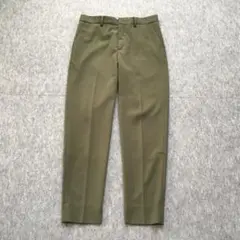 ユナイテッドアローズ スラックスパンツ カーキ ポリエステル Lサイズ