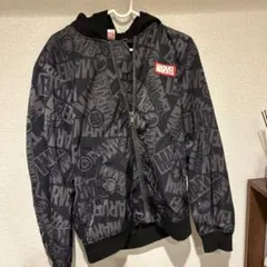 MARVEL フルジップパーカー ブラック Mサイズ