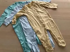 新品nextbaby 足付きロンパース3枚セット