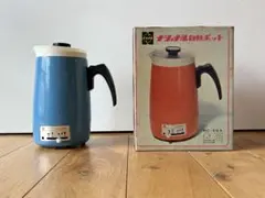 ナショナル電気ポット（電気ケトル）NC-505（ブルー）昭和レトロ 新品