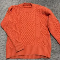 Mila Owen オレンジニット　ONE SIZE
