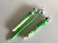 【パンダ10色ボールペン2本】÷【パンダボールペン1本】プレゼント・お孫さんに