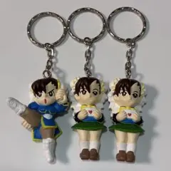 ポケットファイター フィギュアキーホルダー チュンリー／春麗 2種3個セットのサムネイル
