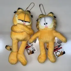★新品未使用タグ付き⭐︎ ガーフィールド ぬいぐるみマスコット 2体セット