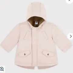 【定価2.5万　試着2回美品】プチバトー　アウター　ボア　ミリタリー　コート