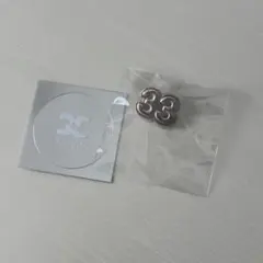 【セット】33clubガラケーピンバッチ&ロゴステッカー,ノベルティ