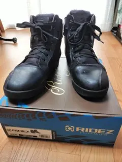 RIDEZライズライディングシューズ ブラック ハイカットMOTO-AW27cmのサムネイル