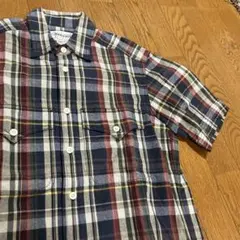 アメリカ製【美品】モニタリーmonitaly半袖ワークシャツSのサムネイル