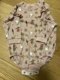 ミッフィー ロンパース カバーオール ピンク