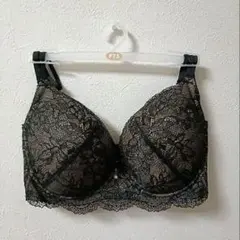 ワコール　ウイング　レシアージュ　ブラジャー　F75　ブラック　黒のサムネイル