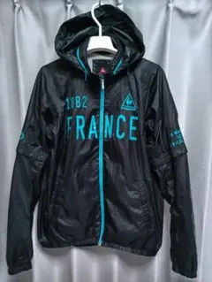 ルコックスポルティフゴルフ　3way ナイロンパーカー　黒