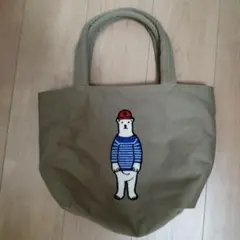しろくまベンジャミン　スウェットトート