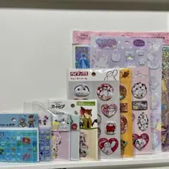 国内正規品　サンリオ　ディズニー　プリンセス　ウォーターシール　フレークシールのサムネイル
