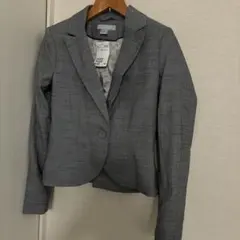 新品　H&M グレー　ジャケット　ヨーロッパサイズ34 USAサイズ4