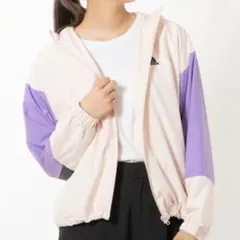 アディダス☆ナイロンパーカー☆カラーブロック☆裏起毛☆ルーズフィット☆防寒☆防水