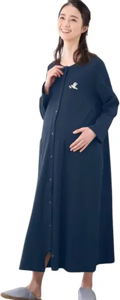 ベルメゾン マタニティパジャマ 長袖 赤ちゃん 妊娠　幸せベビー「F702