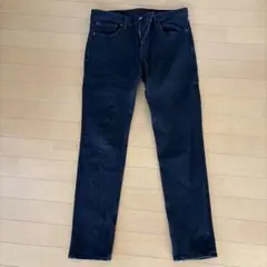 GU スキニーデニムブラック