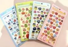 ぷっくりシール　立体シール　たまごっち　4枚セット