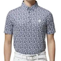 フットジョイ FootJoy ゴルフウェア 半袖 メンズ フラワープリント半袖