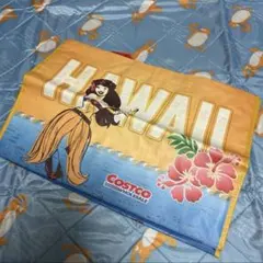 ハワイ購入★新品未使用★コストコ　限定エコバッグ　大　ハイビスカス　フラガール柄のサムネイル