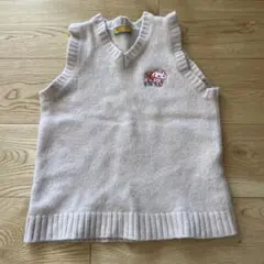 BETTY'S BLUE アイボリー Vネックベスト