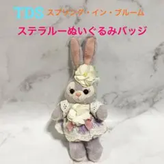 お顔厳選♡ ステラルー ぬいぐるみバッジ　スプリングインブルーム スプリングインブルーム ステラルー ぬいぐるみバッジ