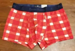 サイコバニー　新品　メンズ　ボクサーパンツ(ギンガム/レッドL)