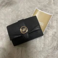 MICHAEL KORS ブラック 三つ折り財布