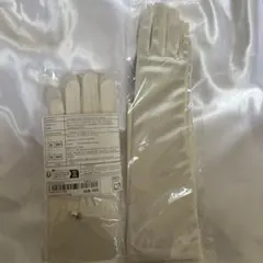 ホワイトサテンロンググローブ