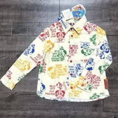 新品未使用タグ付き　ラブレボリューション　長袖シャツ　上着　ロングシャツ　110