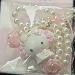 サンリオ　こぎみゅん シークレットストラップ ホワイトフリル