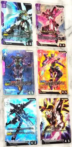 た*カ様 ガンダム カードゲーム gcg まとめ売り LR６点