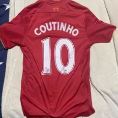 【タグ付新品未使用】リバプール アウェイ #10 コウチーニョ ユニフォーム リバプールFC 2009/2010 アウェイユニフォーム タグ付きサイズM