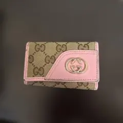 ＊*＊様 [良品] GUCCI グッチ　6連キーケース　GG キャンバス　ピンク 様 [良品] GUCCI グッチ 6連キーケース GG キャンバス ピンク - メルカリ
