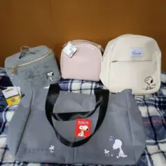 SNOOPY　スヌーピー　バッグ4点セット