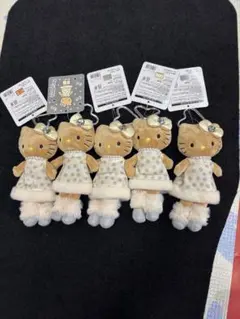 サンリオ　ハローキティ マスコット　あしなが×5