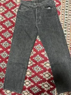 LEVI'S 501 ブラックデニム 先染め　 W28 L34
