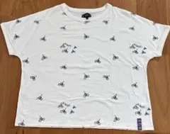 美品 NORTHERN TRUCK 自転車柄 半袖Tシャツ ホワイト Mサイズのサムネイル