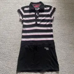 【値下げ】tommy girl ストライプ 半袖ワンピース M
