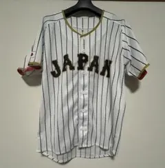 侍ジャパン　日本代表 野球 ユニフォーム ストライプ　L すぐ発送可能