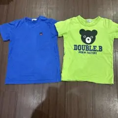 DOUBLE.B Tシャツ 2枚セット　120cm