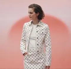 HERMESエルメス　デニムジャケット36 白＜シェーヌ・ダンクル＞　Gジャン 2026年最新】HERMES レディース Gジャン・デニムジャケット