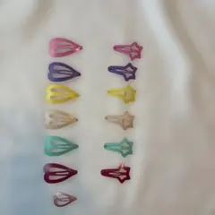 カラフルヘアピン13個セット