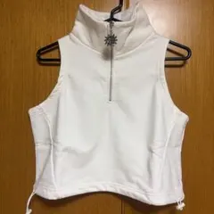 EVRIS SUNNY ハーフジップ　ノースリトップス　タンクトップ