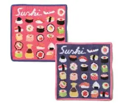 FEILER 2枚セット　JAL 国際線限定 寿司 タオル　ハンカチ