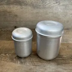 3*R様 レア muji 無印 良品 アルミ製 弁当箱 器具 2個 セットのサムネイル