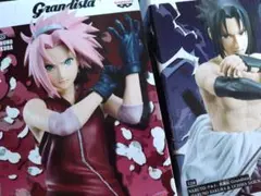 NARUTO Grandista うちはサスケ　春野サクラ　フィギュア　セット