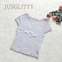 【ジャスグリッティー】レディース 半袖 ニットバック 刺繍 レース サイズ2のサムネイル