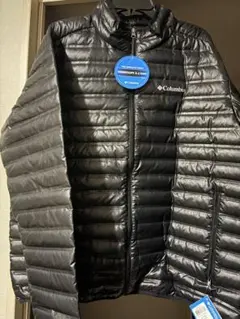 XL 極美品 コロンビア メンズ ダウンジャケット 黒 ブラック パーカー 