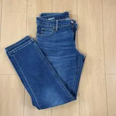 【美品】無印良品 BOYFIT ダークブルー スリムフィットデニム